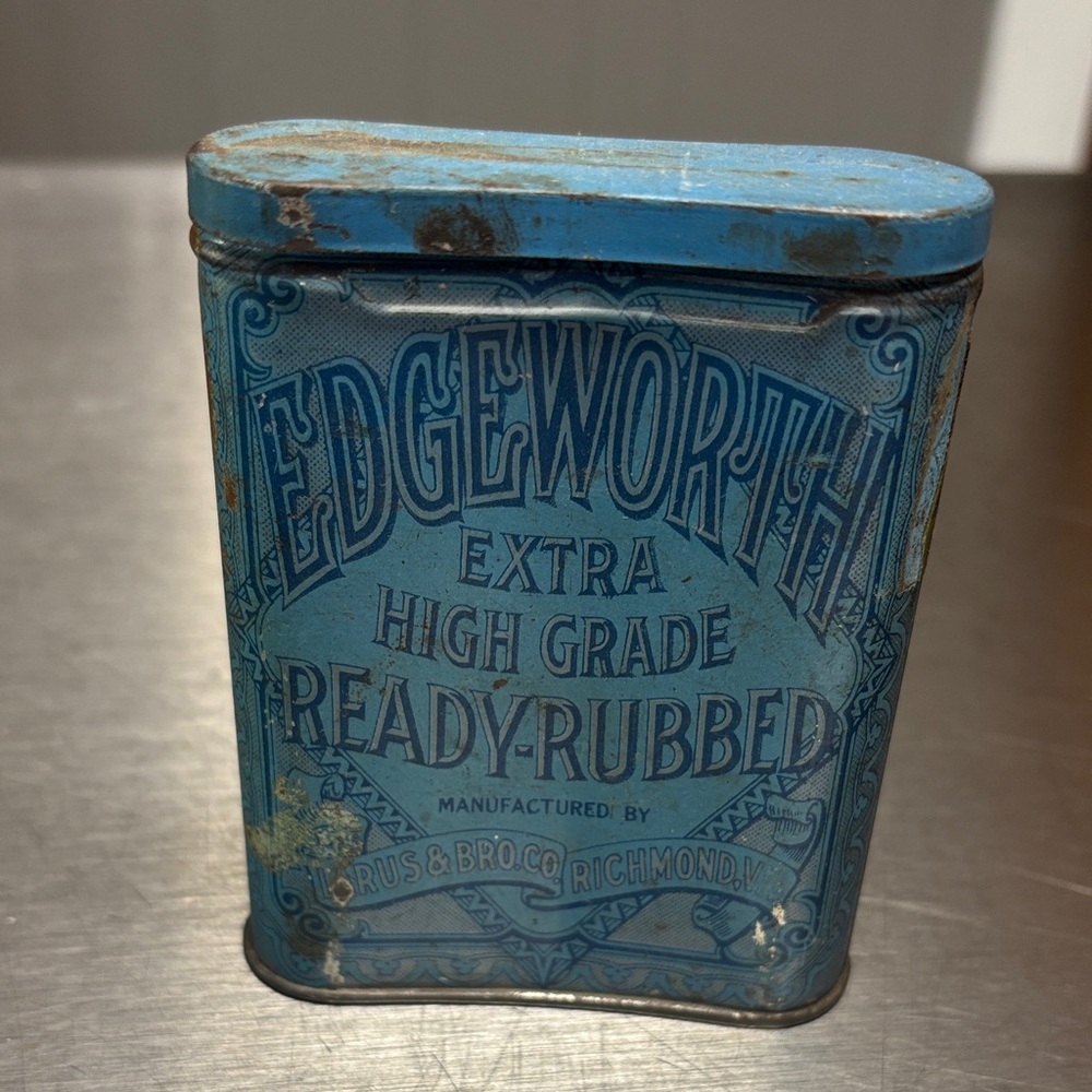 Edgeworth Blue Vintage Tin